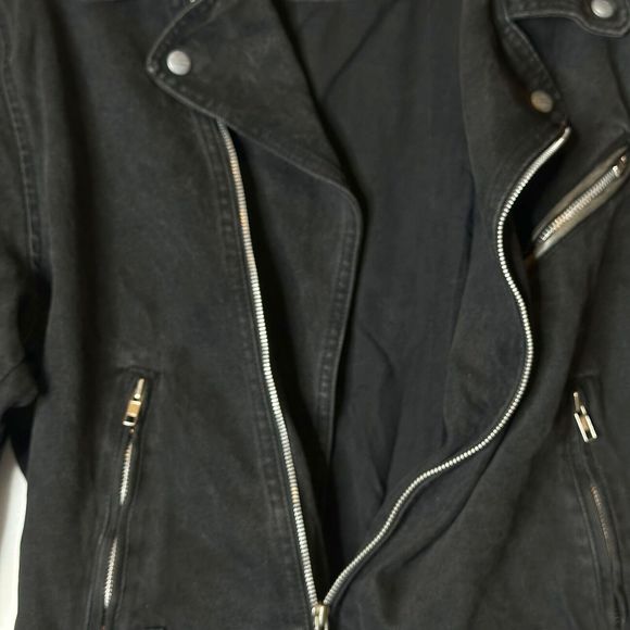 Womens Harley Davidson Jacket Angled Zipper Front Vintage See Photos for size - Picture 6 of 15